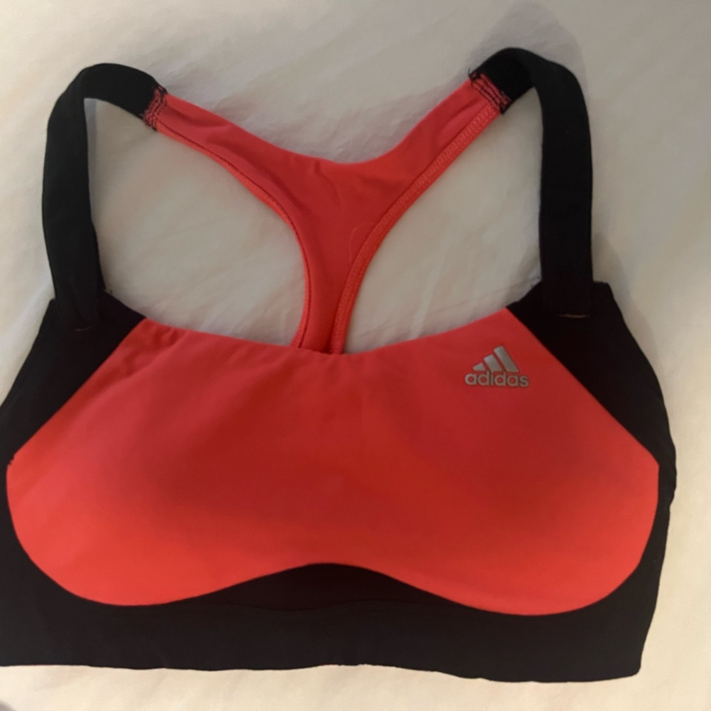 Pink adjustable Adidas Sports Bra